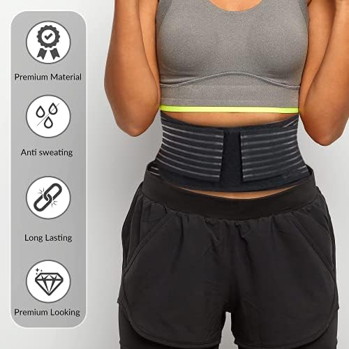 Back Support with Magnet, Back Brace for Lower Pain Relief, Tourmaline Magnetic Back Support Belt for Men & Women, Self Heating & Soothing Lumbar Support Belt For Herniated Disc and Sciatic - Image 5