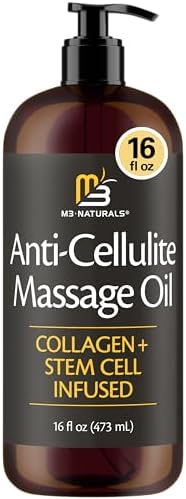 Firming Body Massage Oil with Collagen for Cellulite, 16 fl oz by M3 by M3Naturals