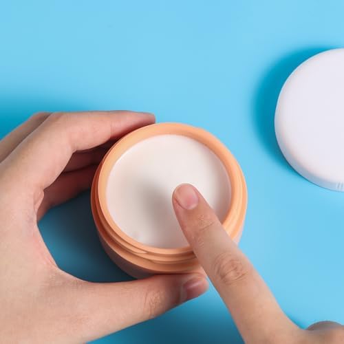 Kuangre Travel Containers for Toiletries, Silicone Cream Jars BPA-Free, Leak-proof 2oz Travel Size Containers, Portable Size Silicone Jars with Lid for Cosmetic Face Hand Body Cream (4 Pack) - Image 4
