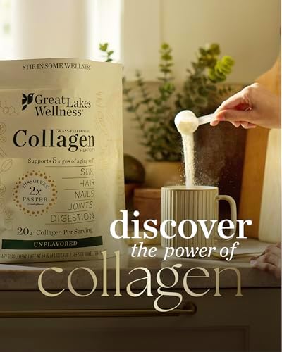 Great Lakes Wellness Collagen Peptides Powder, Unflavored, 32 oz - Image 6
