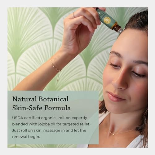 Silk Road Organic Rosemary Essential Oil & Jojoba Roll-On, USDA Certified - Image 4