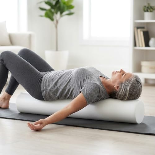 Firm White PE Foam Roller (12" Half Round) - Image 7