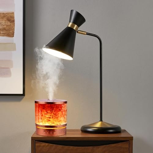 Essential Oil Diffuser Himalayan Salt Lamp Combo 400ml Ultrasonic Cool Mist with 7 Color Changing LED Perfect for Large Rooms Aromatherapy Diffuser Ideal Gift for Moms, Women, and Birthdays - Image 2