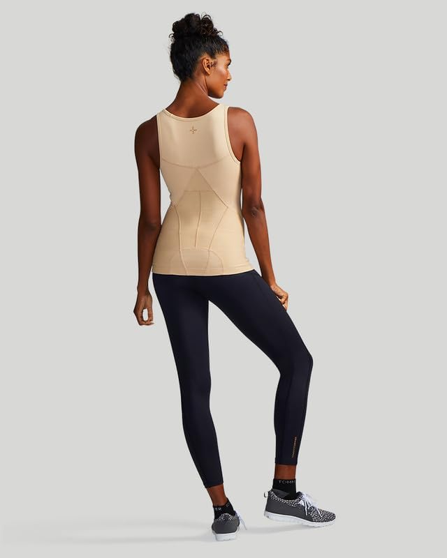 Tommie Copper for Women Lower Back Support Tank Compression Shirt for Women for Lower Back Pain Relief - Image 2