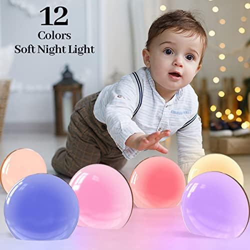 Meditation White Noise Sound Machine with 30 Soothing Sounds 12 Colors Night Light 10 Brightness Levels 32 Volume Level 4 Timers and Memory Function Sleep Machine for Baby Kids Adults (Wood Grain) - Image 3