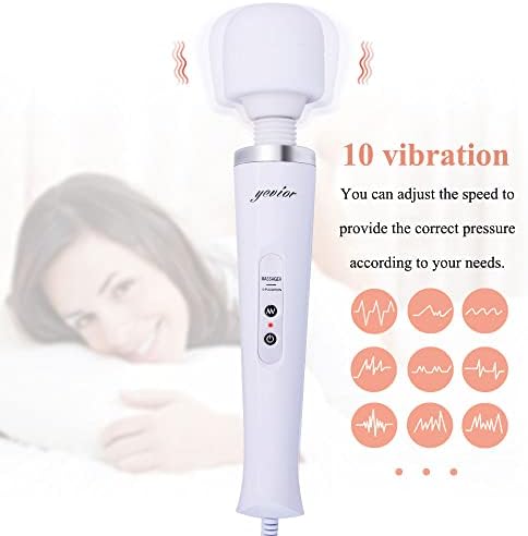 YEVIOR Wired Powerful Handheld Massager with Strong Vibration for Women - Image 4