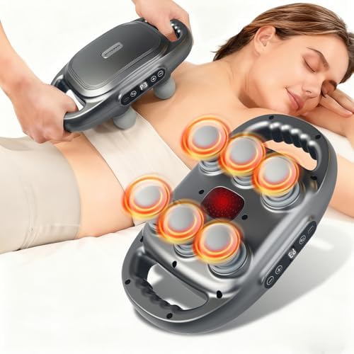 6 Head Massage Gun,Muscle Massager Deep Tissue, Back Massager by GrnPeak