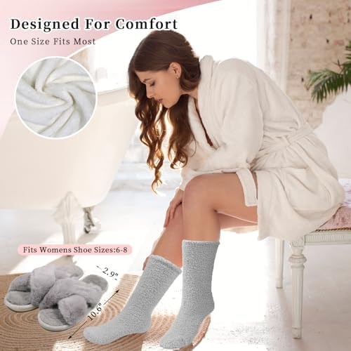 my novel things Birthday Gifts for Women Spa Robe and Slippers Set Kit - Image 5