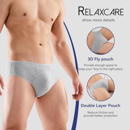 10 Packs Mens Disposable Underwear Briefs,100% Cotton Portable Brief Panties for Travel Spa Hospital Emergencies - Image 5
