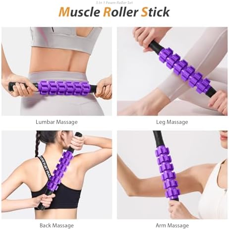 SUBCULTUREPICK 5 in 1 Foam Roller Set for Deep Tissue Muscle Massage - Image 4
