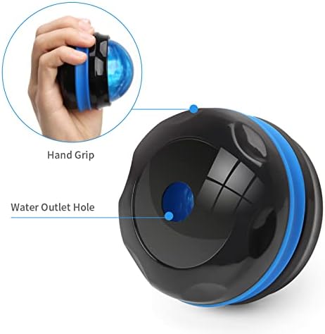 Coolrunner Massage Ball, Manual Roller Massager, Handheld Self Massage Therapy and Relax Full Body Tools for Sore Muscles, Shoulders, Neck, Arms, Legs, Back, Foot, Body (Blue) - Image 3