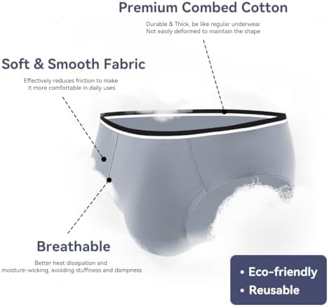 10 Packs Mens Disposable Underwear Briefs,100% Cotton Portable Brief Panties for Travel Spa Hospital Emergencies - Image 5