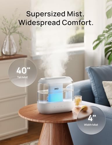 DREO 4L Humidifiers for Bedroom, 36H Runtime, 28 dB Quiet, HM311 - Image 3