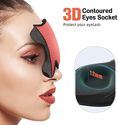 LitBear Sleep Mask for Side Sleeper Women Men, Eye Mask for Sleeping - Image 3