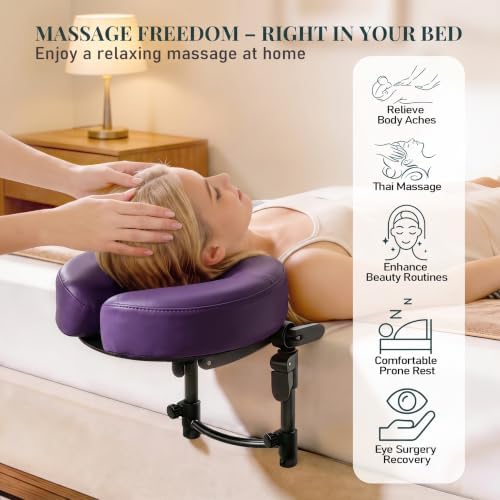 Massage Headrest for Bed, Face Down Massage Pillow & Face Cradle - Image 2