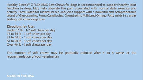 Healthy Breeds Samoyed Z-Flex Max Hip and Joint Soft Chews 50 Count - Image 2