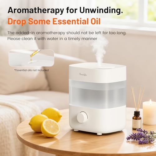 Humidifiers for Bedroom, 2L Top Fill Cool Mist Humidifier, 20dB Quiet ﻿ - Image 6