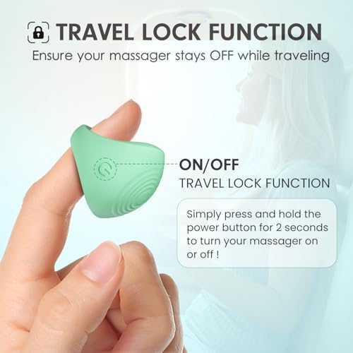 Mini Finger Massage Ball, Waterproof Rechargeable Body Relaxation Massage Tool (Green) - Image 4