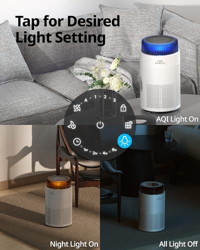 COWAY Airmega 100 Air Purifier Bundle with 2-Year Filter Supply (1 Pre-installed + 1 Extra), HEPA for Smoke, Allergies, PM 10 Sensor, Auto Mode, ENERGY STAR, 2yr Warranty, White - Image 6