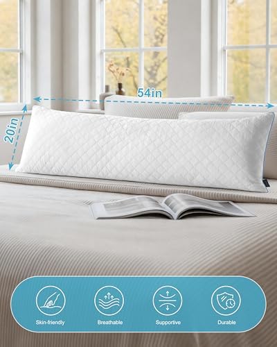 YZ HOME Long Body Pillow for Adults - Firm Body Pillow Insert - Image 6