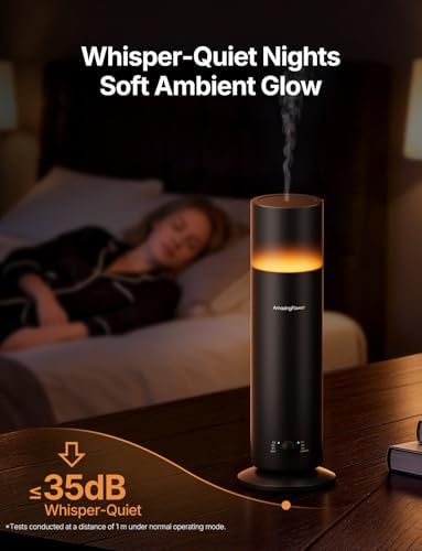 Waterless Essential Oil Diffuser with App Control for Home, Black - Image 4