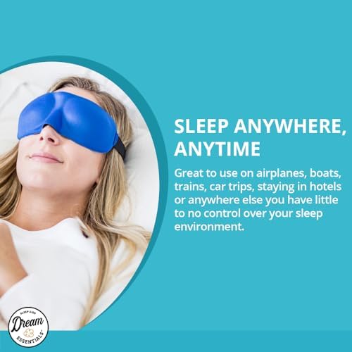 Wild Essentials Sweet Dreams Contoured Sleep Mask Kit with Travel Pouch and Earplugs Set ~ Red - Image 6