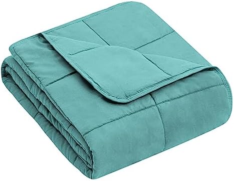 yescool Weighted Throw Blanket 7lbs, 41" x 60", Teal by yescool