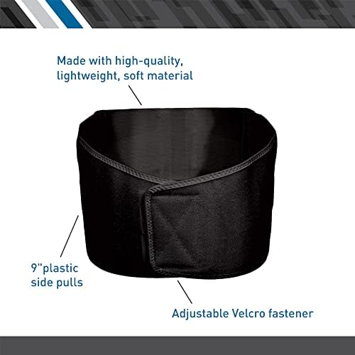 BodyMed Sure-Fit™ Two-Pull Lumbosacral Support, Black, Regular – Lower Back Stabilizer – Secure Lumbar Wrap to Support & Stabilize Core Muscles – All-Day Support at Home, In the Office, & Gym - Image 5