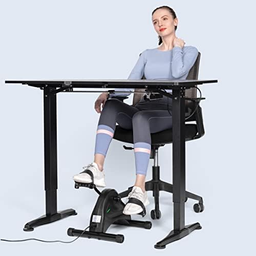 HOMGIM Mini Exercise Bike,Under Desk Bike for Seniors Rehab Training, Motorized Pedal Exerciser for Arm/Leg Fitness & Physical Therapy, 6 Levels Speed Adjustment - Image 5