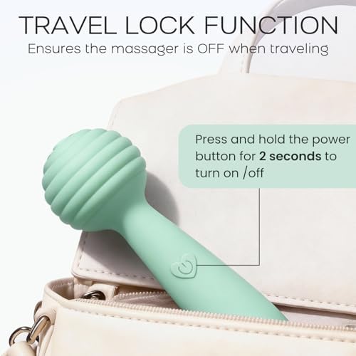 Manual Travel Massager, Cordless Handheld Mini Massage Tool (Green) - Image 5