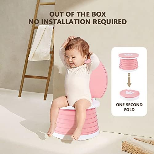 Portable Potty for Toddler,Travel Potty Seat for Toddler,Travel Toilet Kids - Image 2