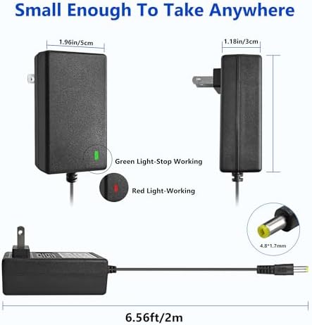 15V Charger for Theragun Mini, Theragun Prime, Fusion Massage Gun Therabody Percussion Massager Travel Adapter, Power Cord Small Massager Charging Cable Professional Massage Gun Accessory - Image 5