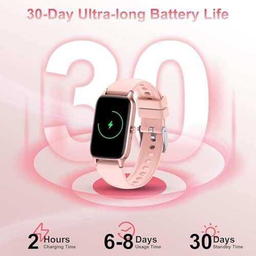 Jugeman Smart Watch for Men Women, 1.57" Smartwatch (Answer/Make Call), 2026 New Fitness Tracker with 110+Sport Modes, Heart Rate/Sleep Monitor, IP68 Waterproof, Smartwatches for Android iOS Pink - Image 7