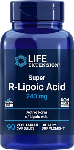 Life Extension Super R Lipoic Acid 240mg, 90 Vegetarian Capsules by LifeExtension