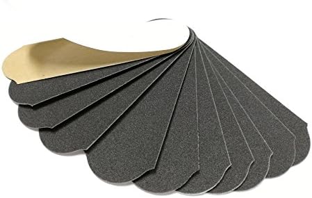 180 GRIT Stainless Steel Pedicure File Refill Pads, 60 Count (180 GRIT Black) by LEDMask