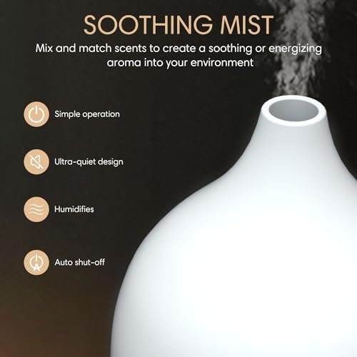 SALKING Essential Oil Diffuser 2 Pack, 100ml Aromatherapy Diffuser for Home - Image 3