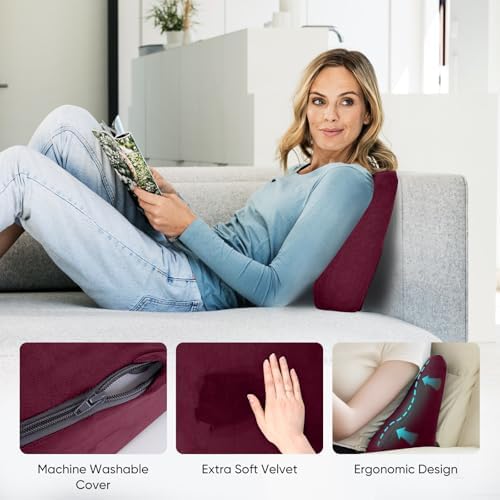 Lumbar Support Pillow for Recliner, Ergonomic Back Support Pillow - Image 6