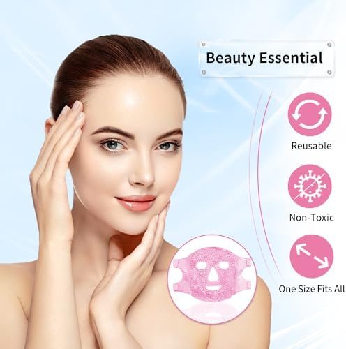 Cold Face Eye Masks Ice Face Mask Hot Cold Compress - Image 6
