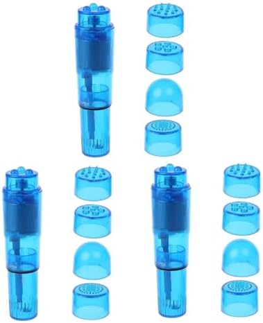 Mini Massage Pocket Portable Small Massage Tool for Women Back Neck Shoulder Face Muscle with 4 Cups (3PC Blue) by Finever