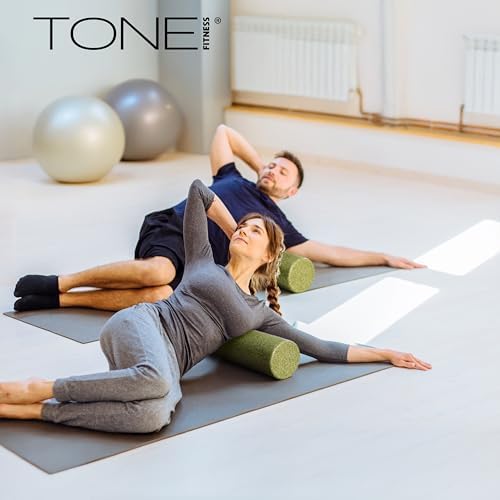Tone Fitness High Density EPP Foam Exercise Foam Roller for Yoga, Pilates, Stretching, Massage, and Recovery | Multiple Sizes and Colors - Image 6