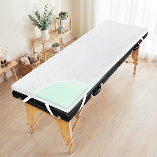Memory Foam Lash Bed Topper for Massage Table, Esthetician Mattress Toppers by LukyHonieLife