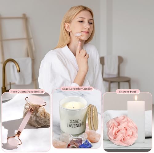 my novel things Spa Robe and Slippers set Birthday Gifts Basket for Women - Image 4