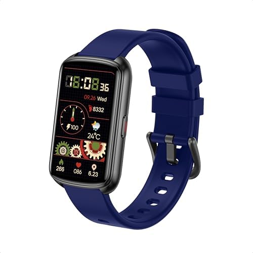 Fitness Tracker, 1.47"Smartwatch with Heart Rate&SpO2 for Android iOS by Runlio