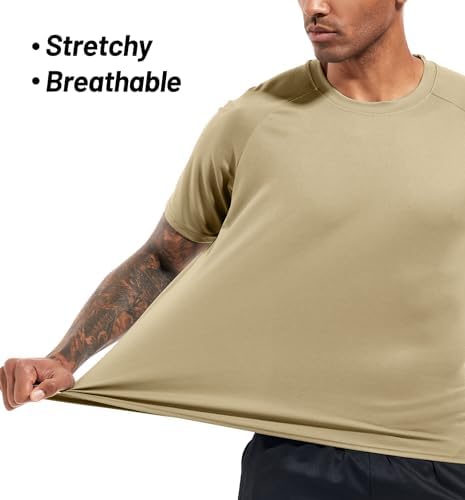 Boyzn 1, 3, 5 or 7 Pack Men's Workout Running Shirts, Dry Fit Moisture Wicking T-Shirt, Gym Athletic Short Sleeve Tee Shirts - Image 3