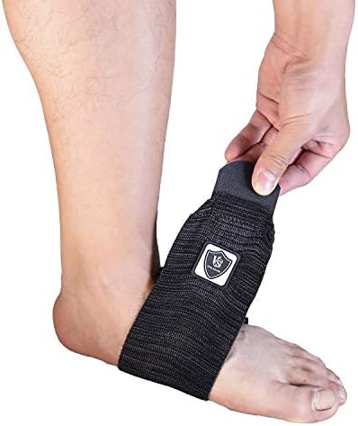Vital Salveo- Adjustable Breathable Arch Wrap,Targeted Compression for Alleviating Arch Stiffness and Fatigue,PlantarFasciitis, for Men Women, Running, Soccer, Football, Workout (Pair) /3"* 11.5" by VSVITALSALVEO