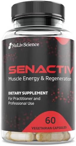 Senactiv, Senolytic Nutraceutical for Advanced Cellular Rejuvenation & Endurance Supplement. Clears Senescent Zombie Cells for Elite Workout Recovery, Stamina & Longevity, 60 Capsules by Unknown