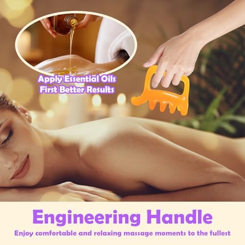Upgrade Fascia Massage Blaster Tool for Myofascial Release, Cellulite, Muscle Knots, Trigger Points (Resin) Large Cellulite Massager Tool for Body Tension Relief Promote Lymphatic Circulation - Image 2