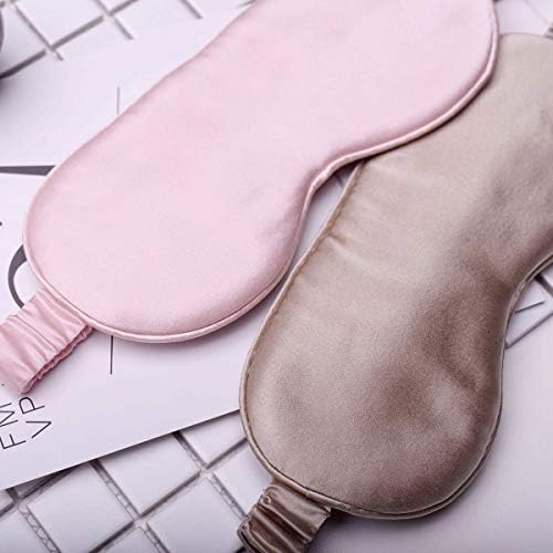 Silk Sleep Mask Light Blocking Luxury 100% Mulberry 19mm Silk Eye Mask Eye Cover Blindfold Ultra Soft Light & Comfy Anti Aging Skin Care with Travel Bag Gift Package - Image 6