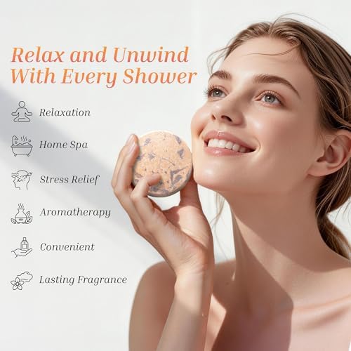 Shower Steamers Aromatherapy Gifts for Women, Relief 8 Pack - Image 4