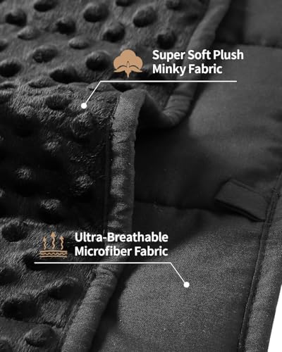 Mr. Sandman Weighted Blanket for Adults, Full Size 12 lbs, 48 x 72 Inches - Image 4